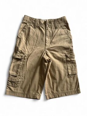 Urban Pipeline Boys Khaki Cargo Shorts Size 8 Slim Adjustable Waist